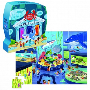 Пазл 48 деталей – Аквариум из серии День в музее (Crocodile Creek, 4063-3)